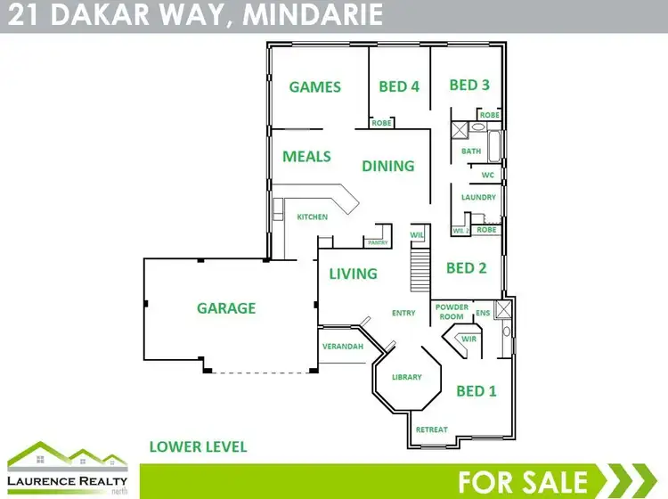 Floorplan of Homely house listing, 21 Dakar Way, Mindarie WA 6030
