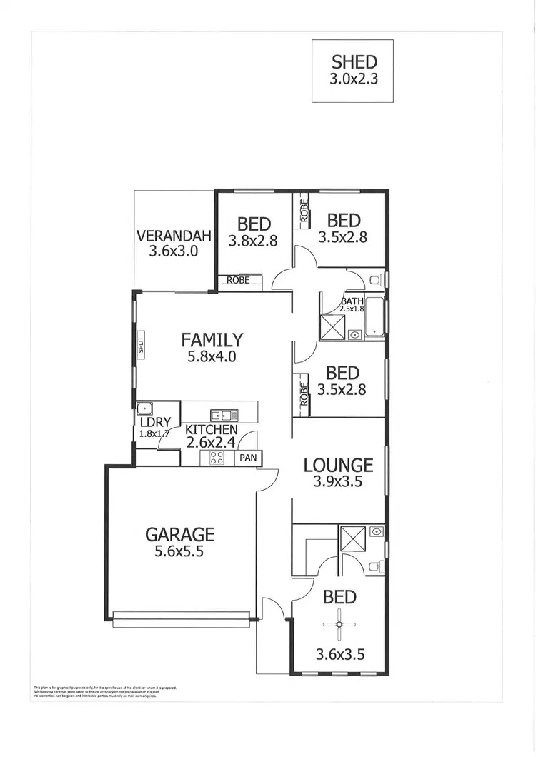 Floorplan of Homely house listing, 46 Parkview Drive, Murray Bridge SA 5253