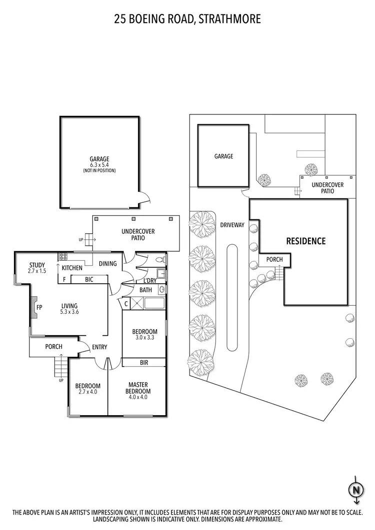 Floorplan of Homely house listing, 25 Boeing Road, Strathmore Heights VIC 3041