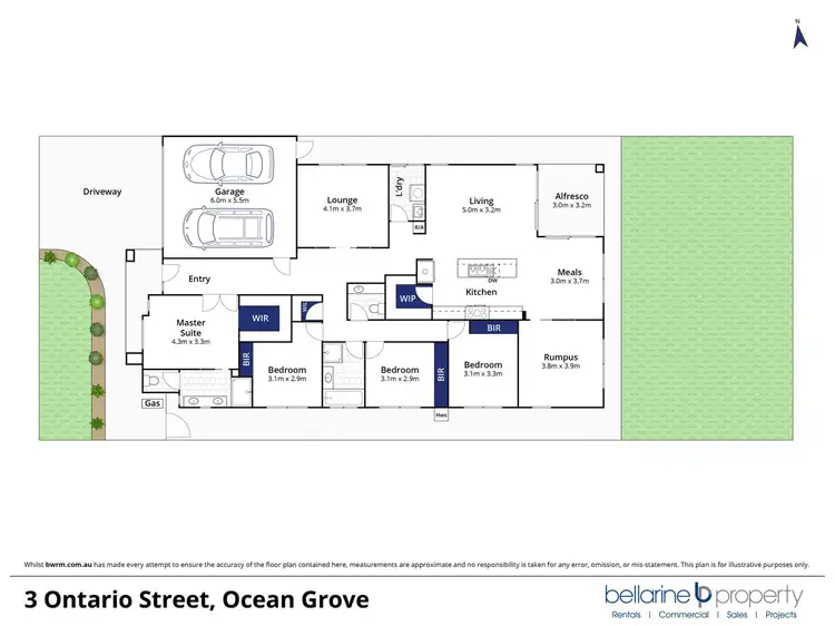 Floorplan of Homely house listing, 3 Ontario Street, Ocean Grove VIC 3226