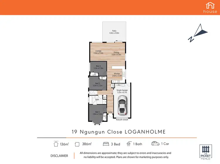 Floorplan of Homely house listing, 19 Ngungun Close, Loganholme QLD 4129