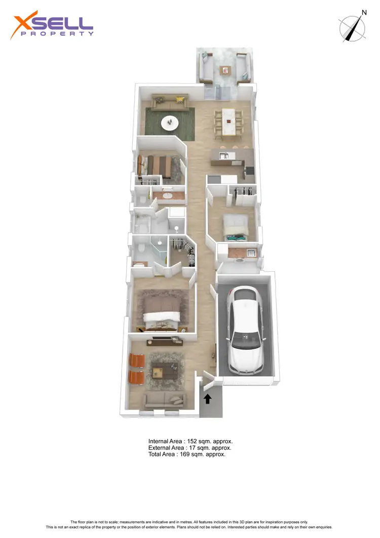 Floorplan of Homely house listing, 17b Lowan Drive, Ingle Farm SA 5098