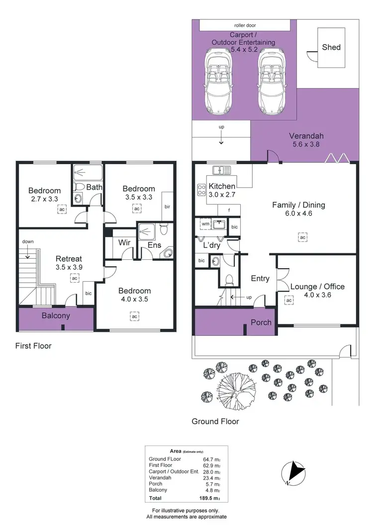 Floorplan of Homely townhouse listing, 6/13 Horsley Drive, Kidman Park SA 5025