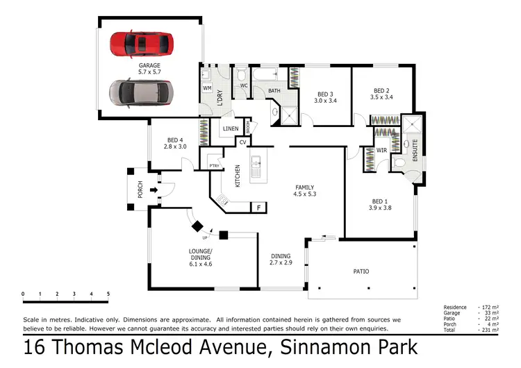 Floorplan of Homely house listing, 16 Thomas Macleod Avenue, Sinnamon Park QLD 4073