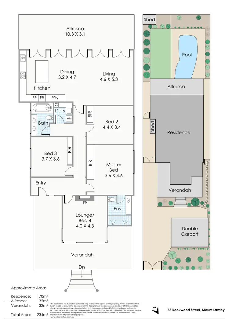 Floorplan of Homely house listing, 53 Rookwood Street, Mount Lawley WA 6050