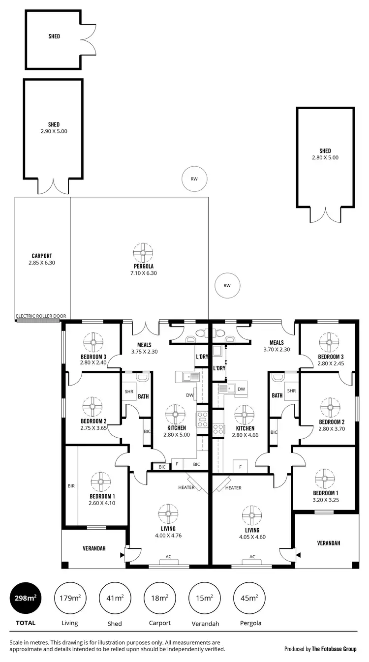 Floorplan of Homely house listing, 45 & 45A Scarborough Street, Somerton Park SA 5044