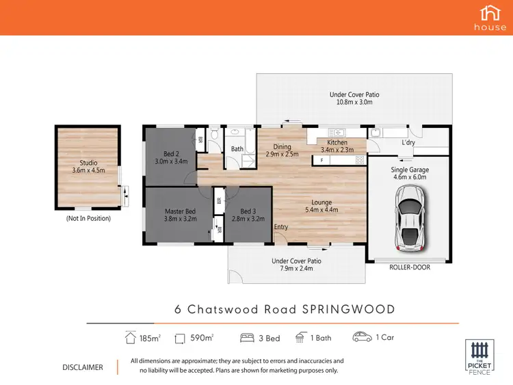 Floorplan of Homely house listing, 6 Chatswood Road, Springwood QLD 4127