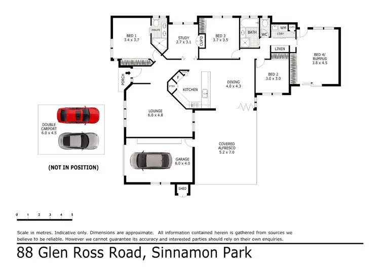 Floorplan of Homely house listing, 88 Glen Ross Road, Sinnamon Park QLD 4073