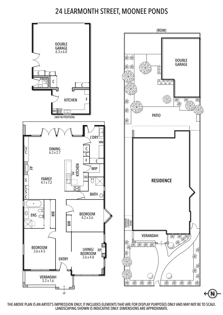Floorplan of Homely house listing, 24 Learmonth Street, Moonee Ponds VIC 3039