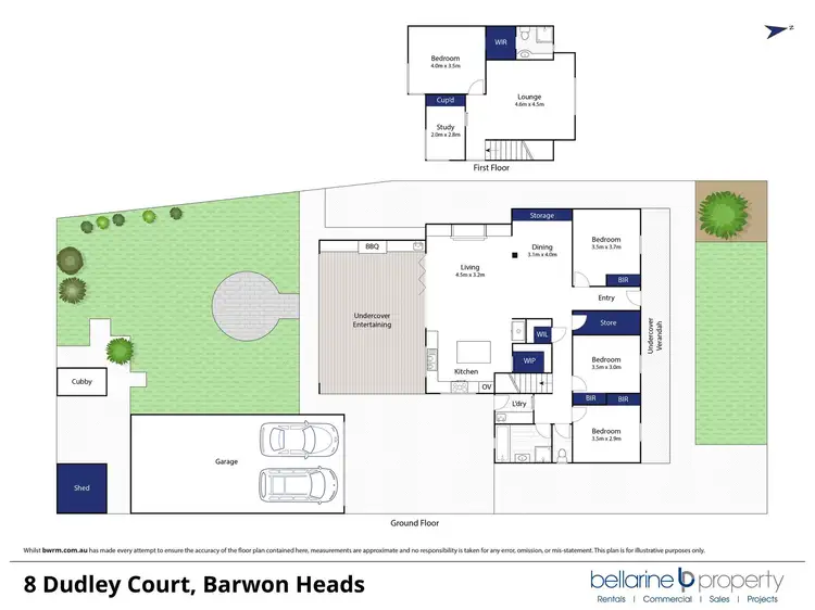 Floorplan of Homely house listing, 8 Dudley Court, Barwon Heads VIC 3227