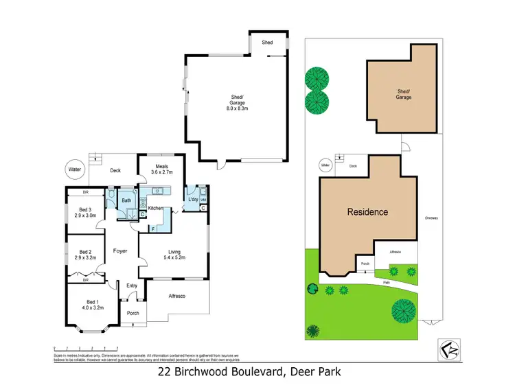 Floorplan of Homely house listing, 22 Birchwood Boulevard, Deer Park VIC 3023