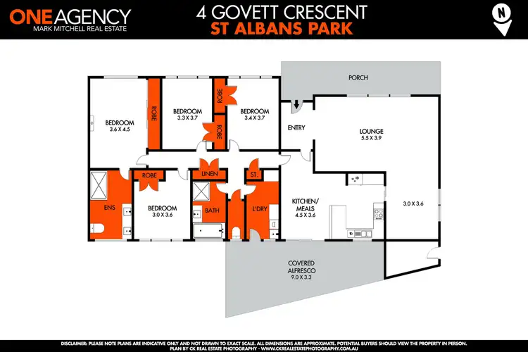 Floorplan of Homely house listing, 4 Govett Crescent, St Albans Park VIC 3219