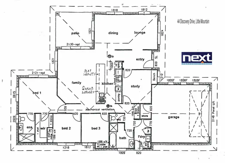Floorplan of Homely house listing, 44 Discovery Drive, Little Mountain QLD 4551