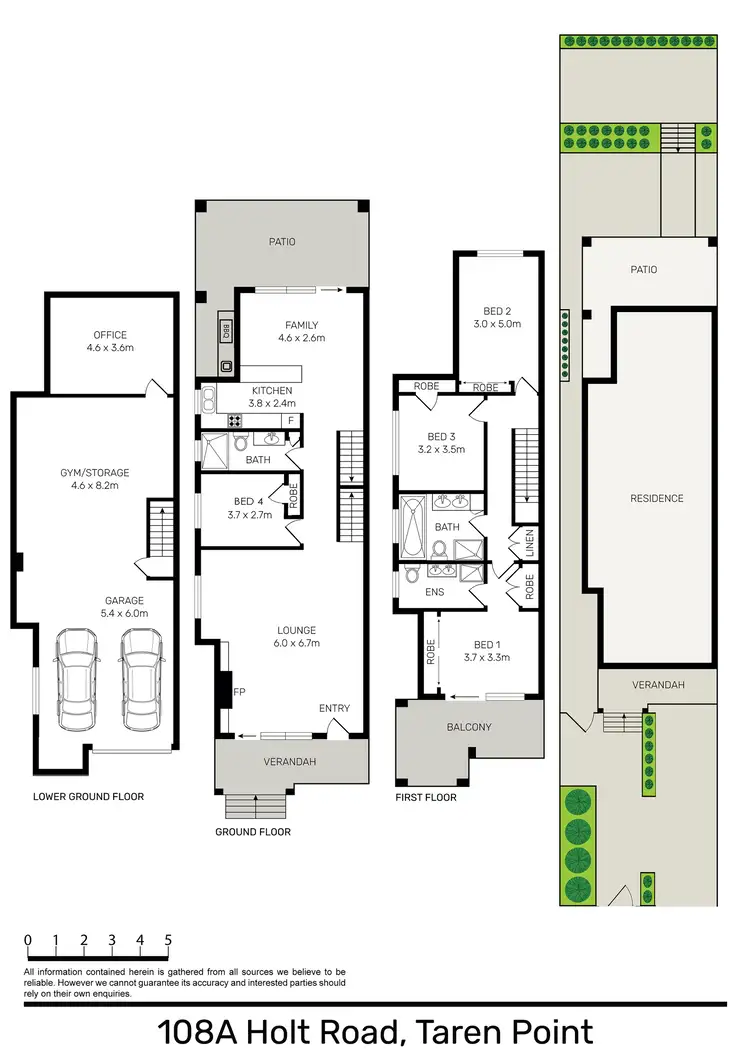 Floorplan of Homely house listing, 108A Holt Road, Taren Point NSW 2229