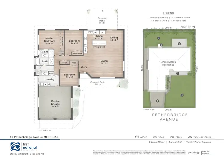 Floorplan of Homely house listing, 66 Petherbridge Avenue, Merrimac QLD 4226