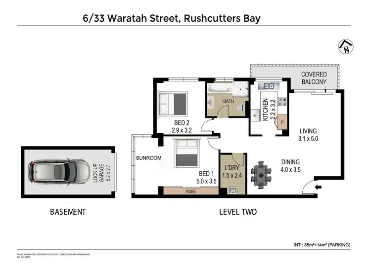 Floorplan of Homely apartment listing, 6/33 Waratah Street, Rushcutters Bay NSW 2011