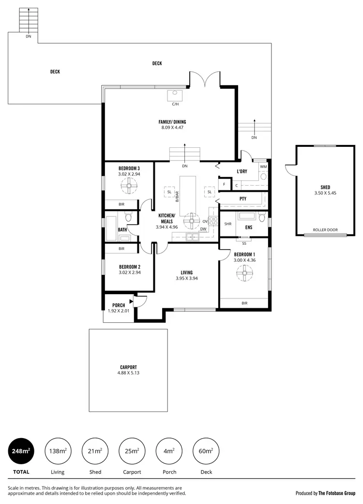 Floorplan of Homely house listing, 5 Bens Place, Blackwood SA 5051