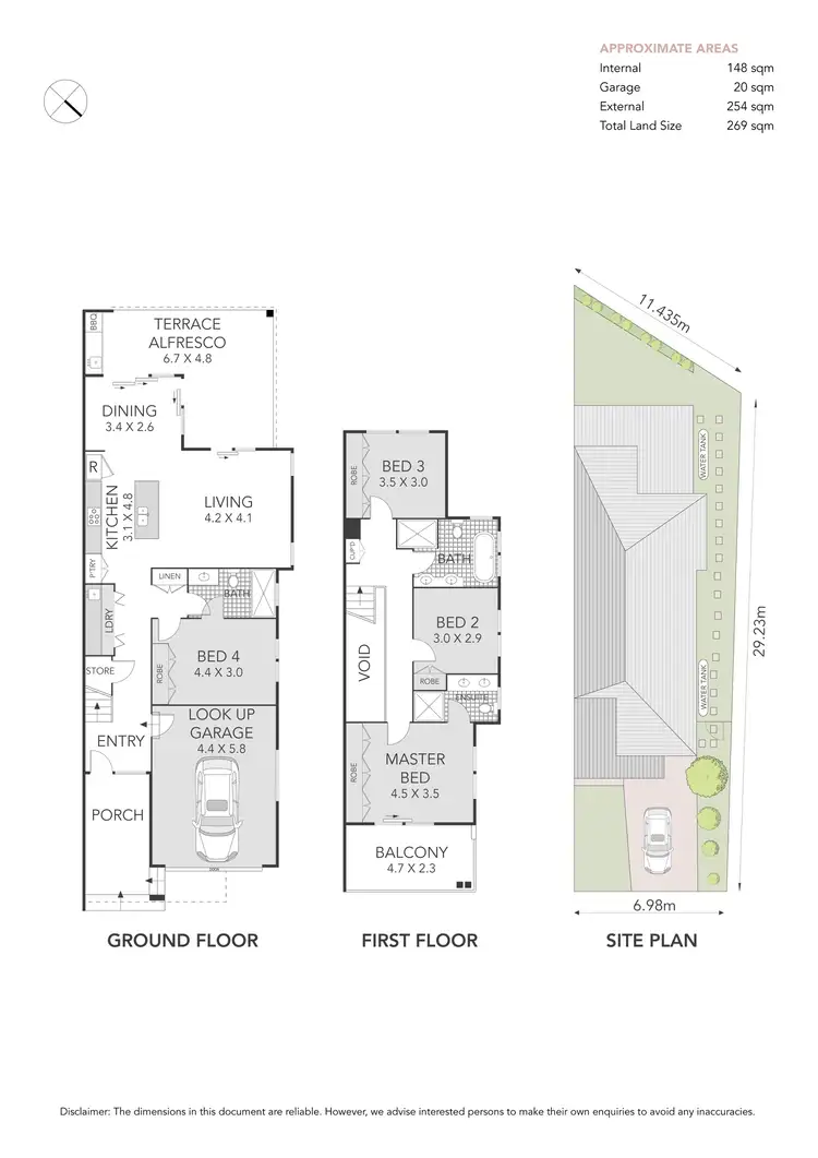 Floorplan of Homely semi-detached listing, 48a Trafalgar Parade, Concord NSW 2137
