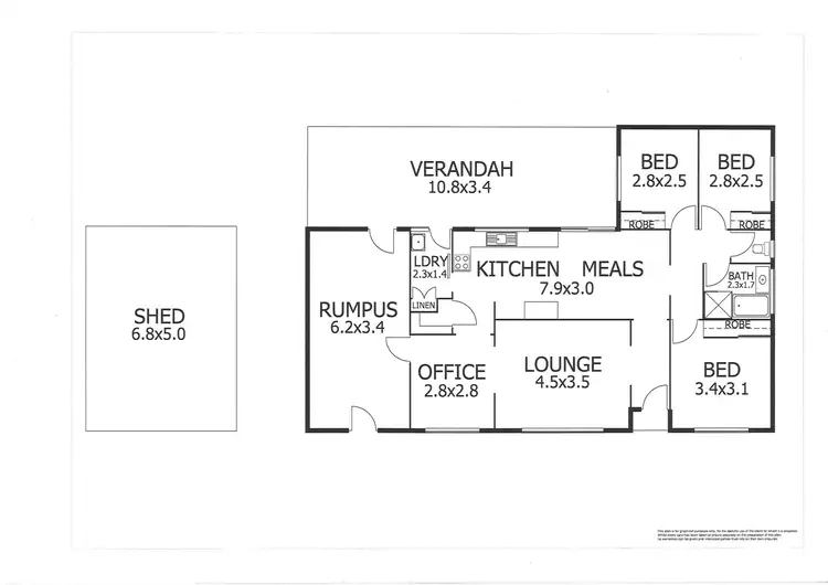 Floorplan of Homely house listing, 2B Charles Street, Murray Bridge SA 5253