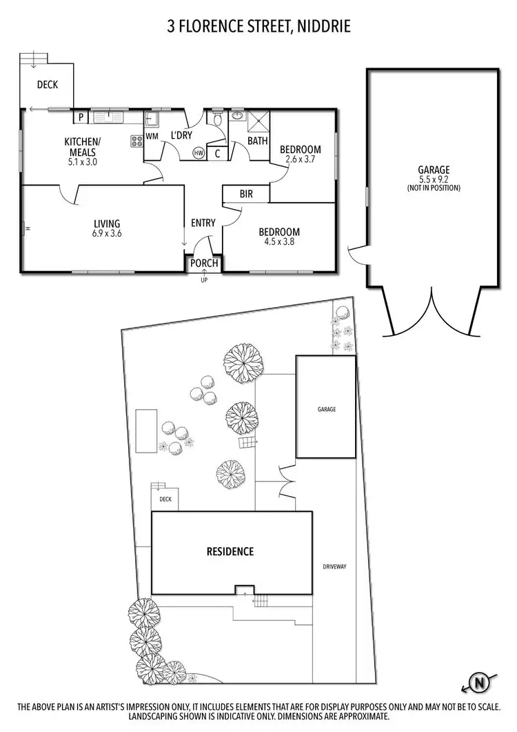 Floorplan of Homely house listing, 3 Florence Street, Niddrie VIC 3042