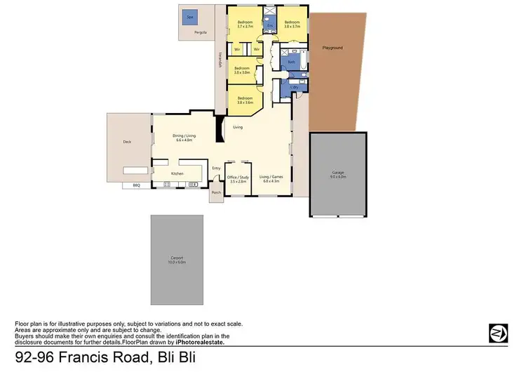 Floorplan of Homely rural property listing, 92-96 Francis Road, Bli Bli QLD 4560
