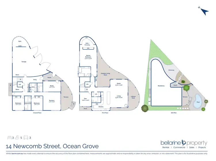 Floorplan of Homely house listing, 14 Newcomb Street, Ocean Grove VIC 3226