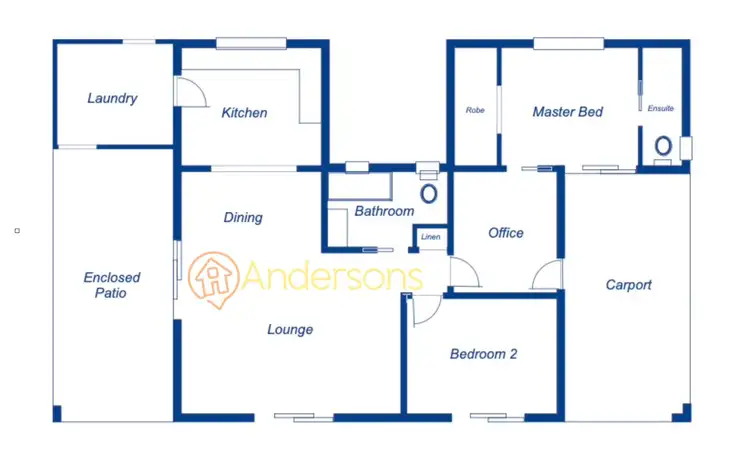 Floorplan of Homely house listing, 10 Holland Street, Wongaling Beach QLD 4852