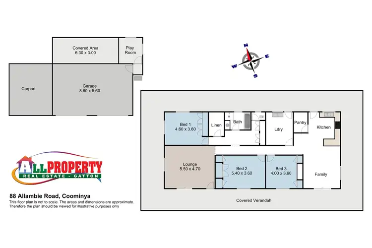 Floorplan of Homely rural property listing, 88 Allambie Road, Coominya QLD 4311