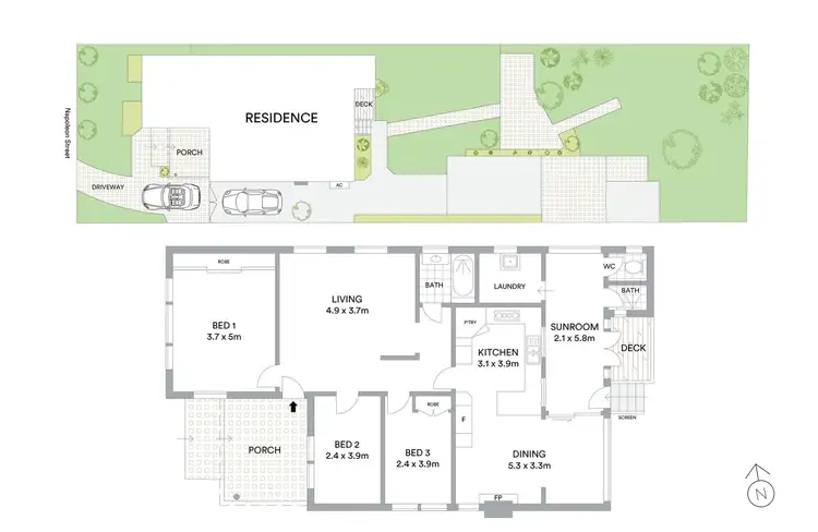 Floorplan of Homely house listing, 45 Napoleon Street, Sans Souci NSW 2219