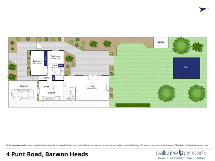 Floorplan of Homely house listing, 4 Punt Road, Barwon Heads VIC 3227