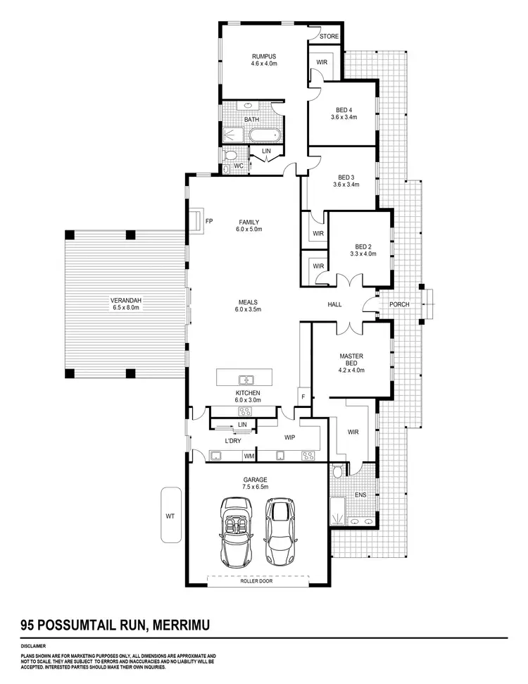 Floorplan of Homely house listing, 95 Possumtail Run, Merrimu VIC 3340