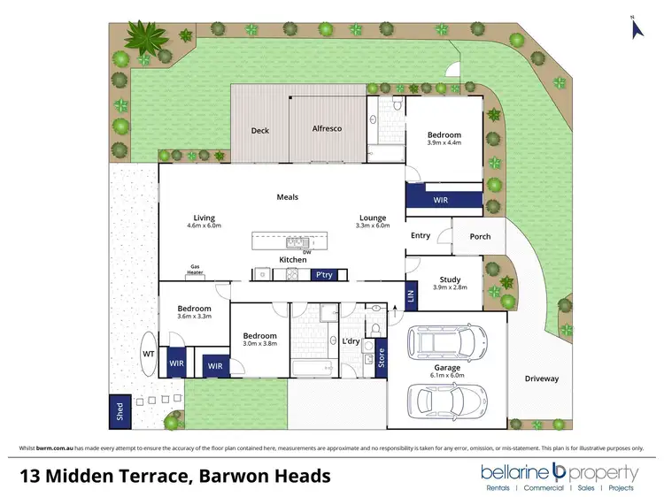 Floorplan of Homely house listing, 13 Midden Terrace, Barwon Heads VIC 3227