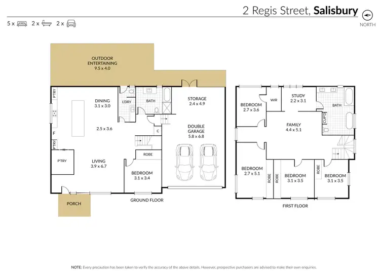 Floorplan of Homely house listing, 2 Regis Street, Salisbury QLD 4107