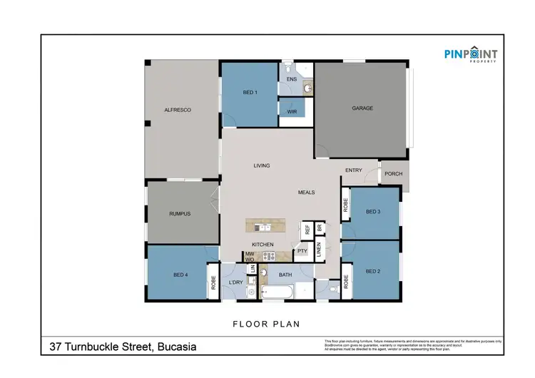 Floorplan of Homely house listing, 37 Turnbuckle Street, Bucasia QLD 4750
