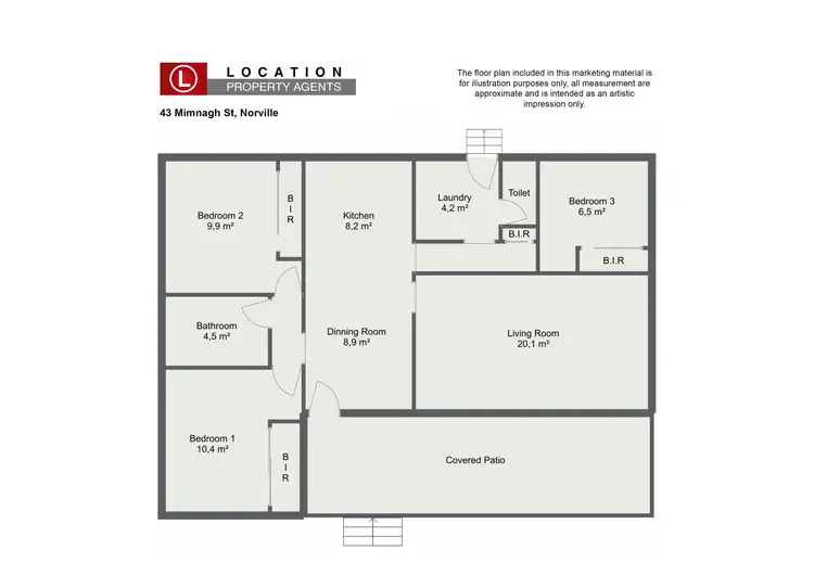 Floorplan of Homely house listing, 43 Mimnagh Street, Norville QLD 4670