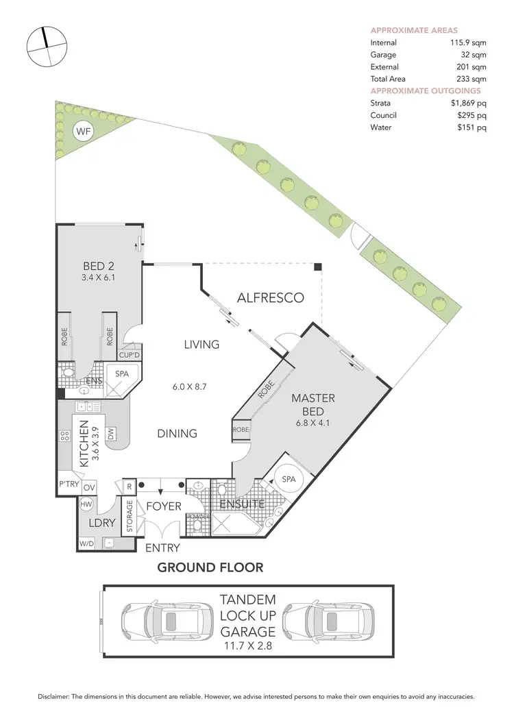 Floorplan of Homely apartment listing, 5/164E Burwood Road, Concord NSW 2137