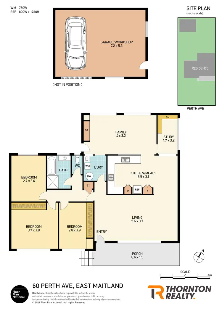 Floorplan of Homely house listing, 60 Perth Avenue, East Maitland NSW 2323