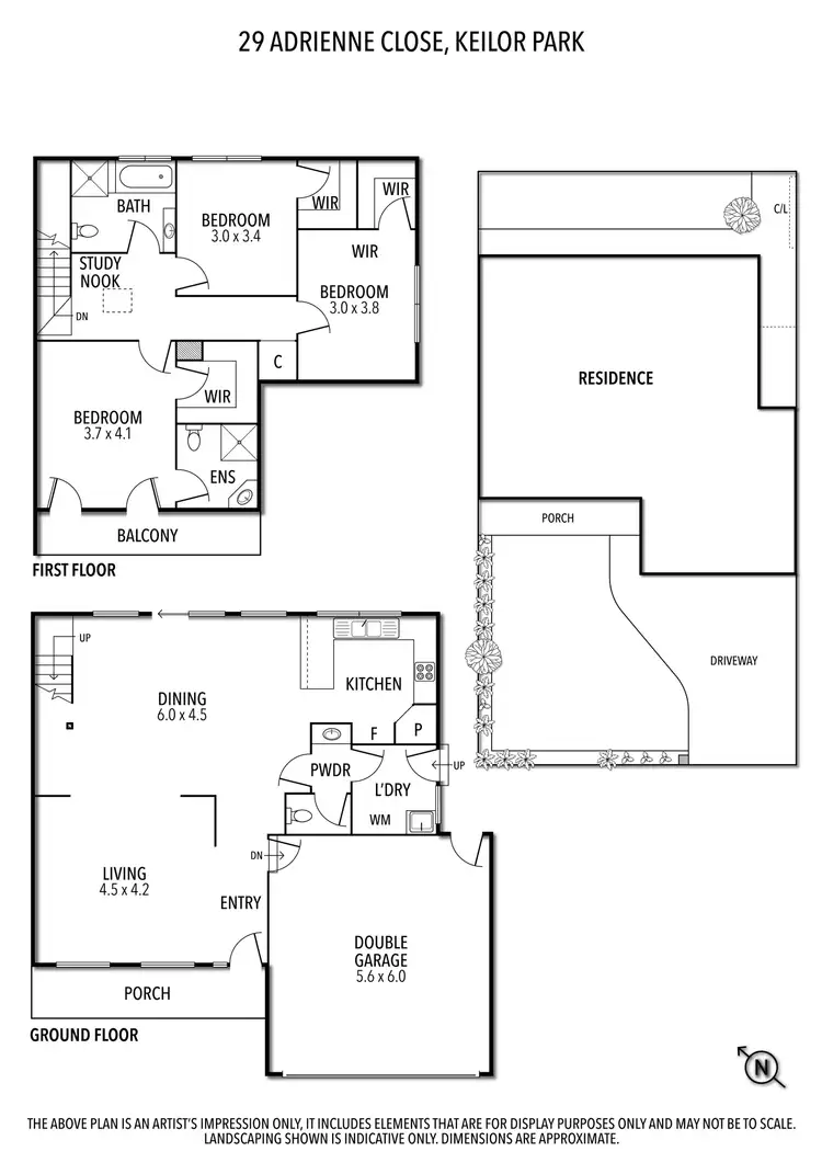 Floorplan of Homely house listing, 29 Adrienne Close, Keilor Park VIC 3042