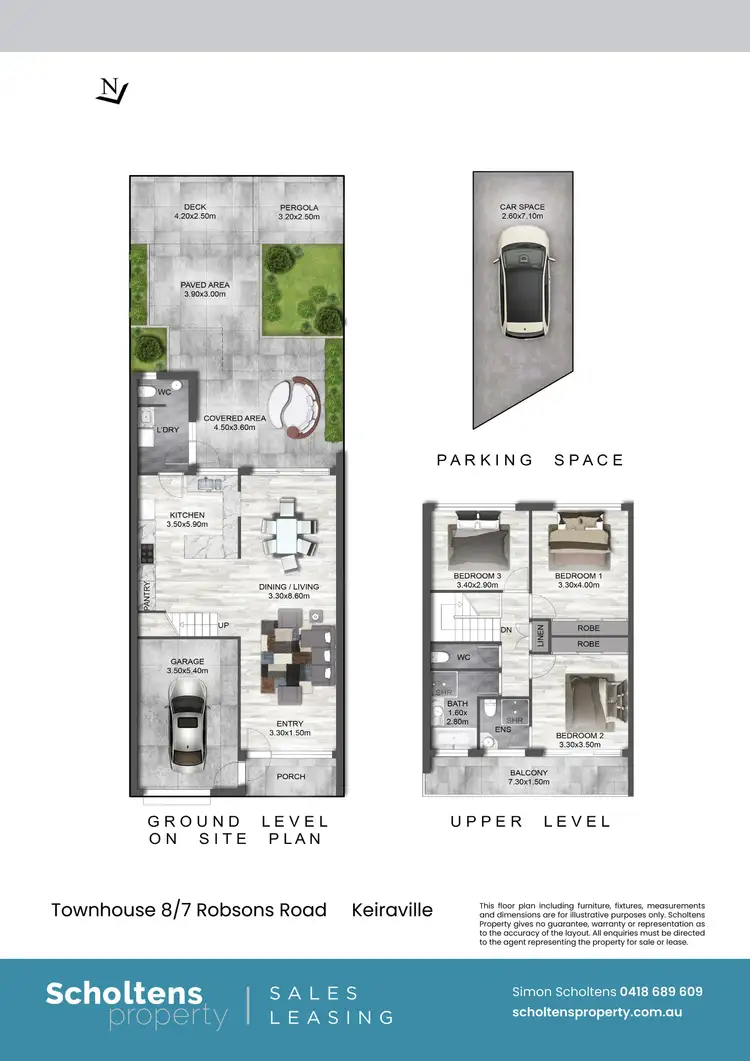 Floorplan of Homely townhouse listing, 8/7 Robsons Road, Keiraville NSW 2500