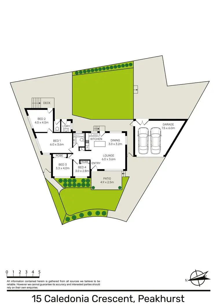 Floorplan of Homely house listing, 15 Caledonia Crescent, Peakhurst NSW 2210