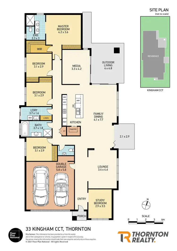 Floorplan of Homely house listing, 33 Kingham Circuit, Thornton NSW 2322