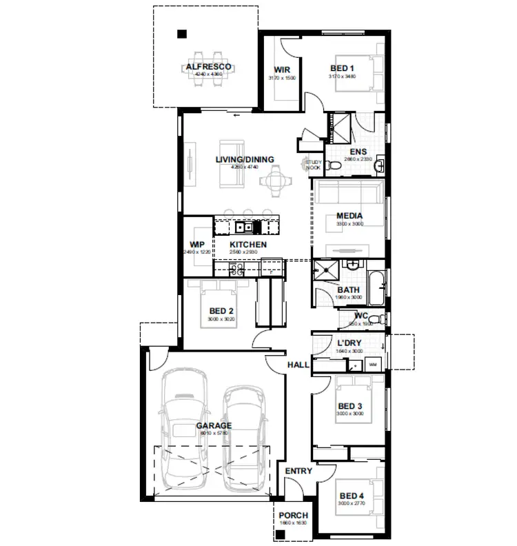 Floorplan of Homely house listing, Address available on request