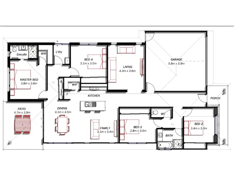 Floorplan of Homely house listing, Address available on request