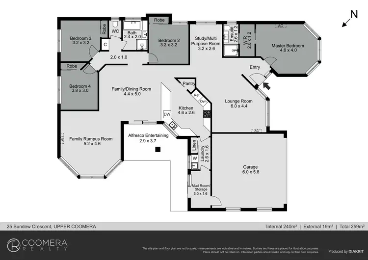 Floorplan of Homely house listing, 25 Sundew Crescent, Upper Coomera QLD 4209