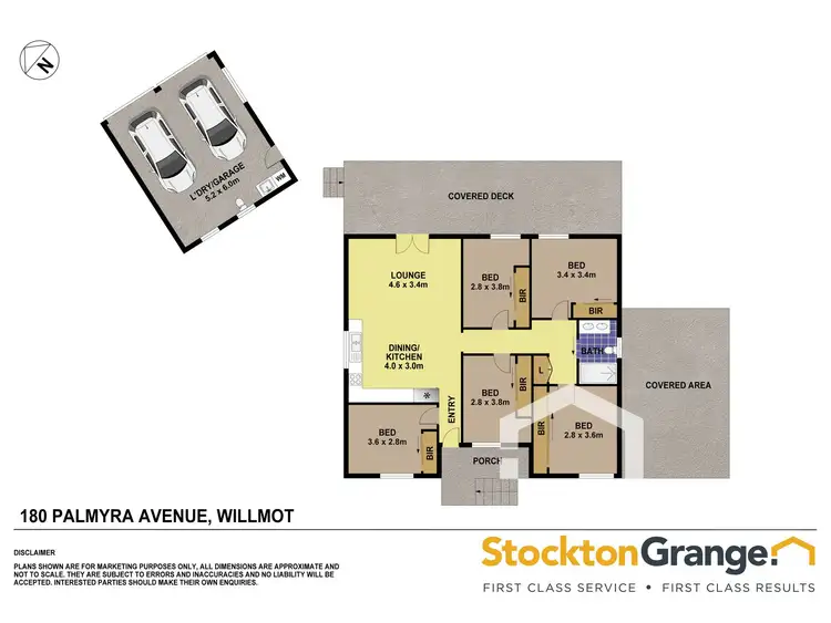 Floorplan of Homely house listing, 180 Palmyra Ave, Willmot NSW 2770
