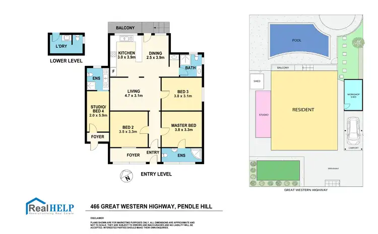 Floorplan of Homely house listing, 466 Great Western Highway, Pendle Hill NSW 2145