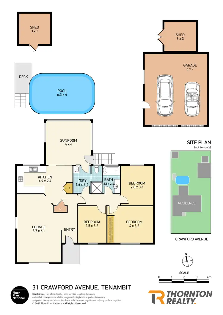 Floorplan of Homely house listing, 31 Crawford Avenue, Tenambit NSW 2323