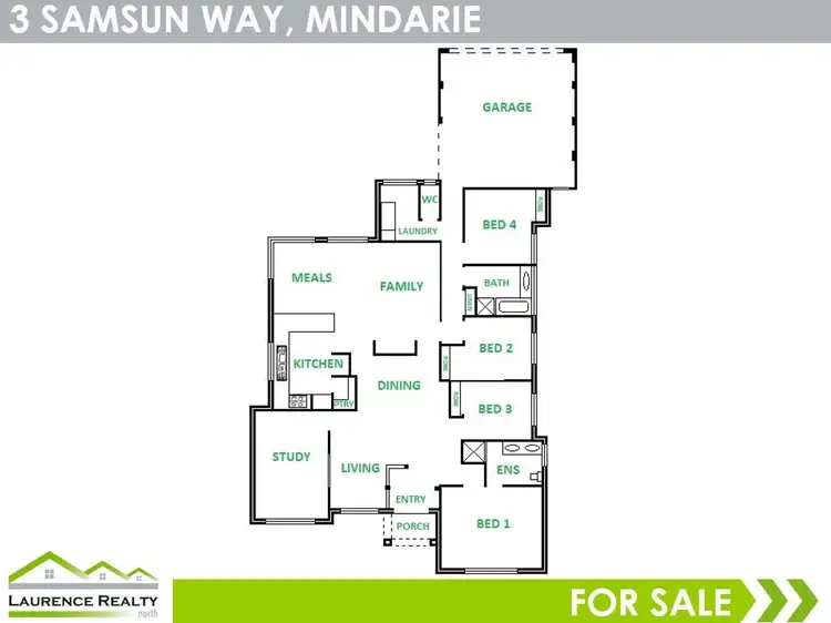 Floorplan of Homely house listing, 3 Samsun Way, Mindarie WA 6030