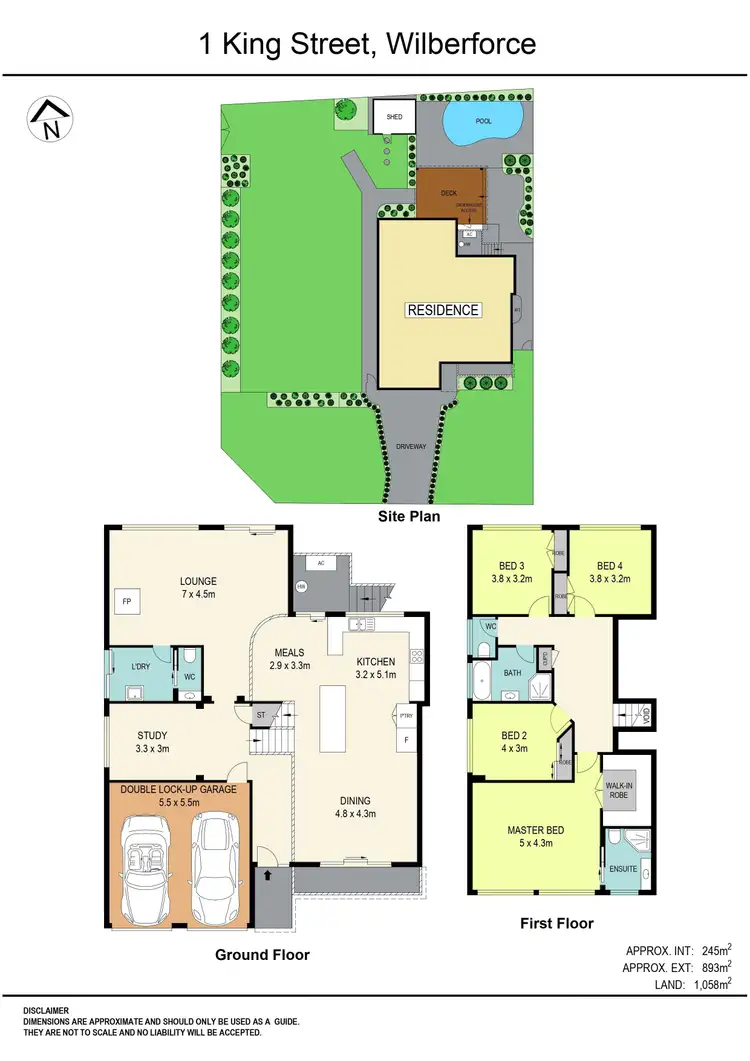 Floorplan of Homely house listing, 1 King Street, Wilberforce NSW 2756