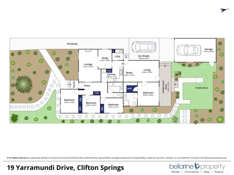 Floorplan of Homely house listing, 19 Yarramundi Drive, Clifton Springs VIC 3222